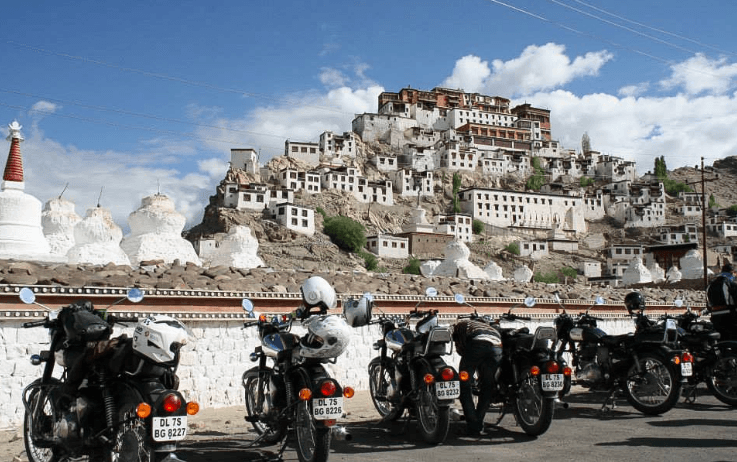 vue inde himalaya en moto